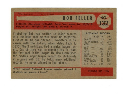 1954 Bowman Bob Feller1