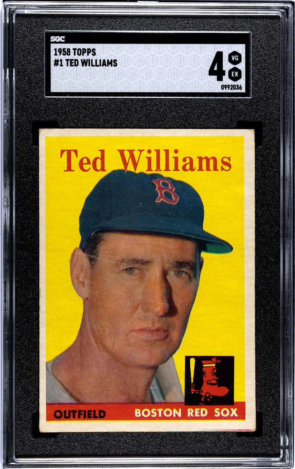 1958 Topps Ted Williams. SGC 4