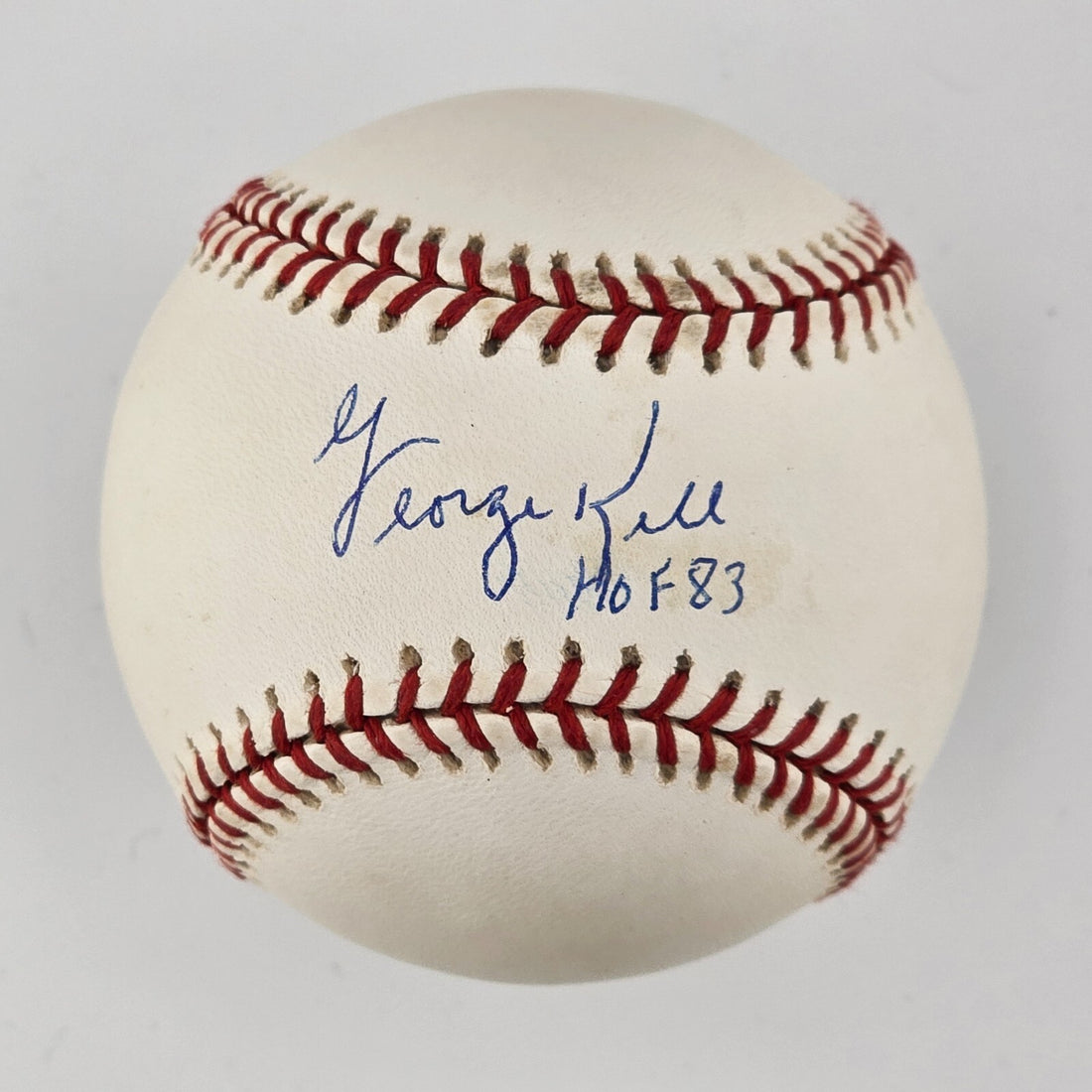 George Kell Signed Baseball. Detroit Tigers. JSA0