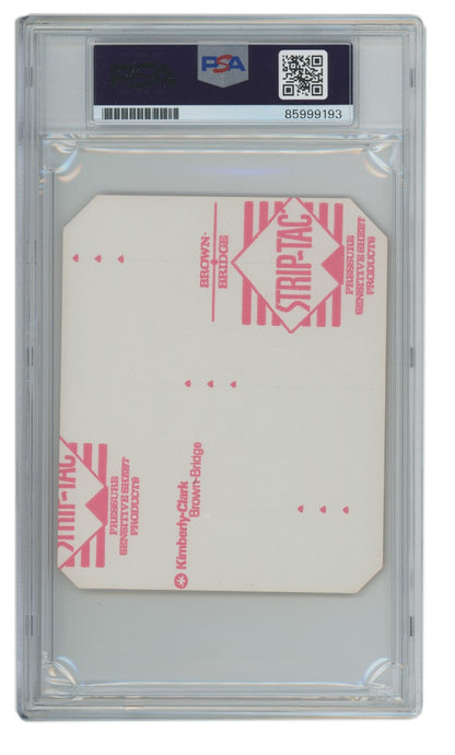 Harper Lee Signed Bookplate Autograph. PSA2
