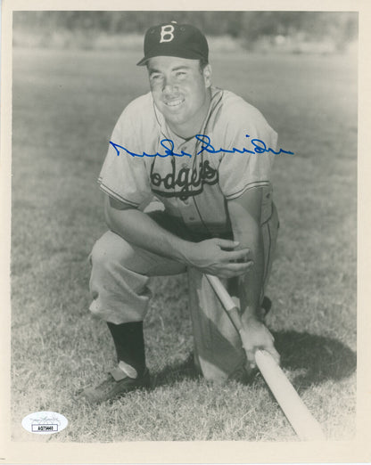 Duke Snider 8x10 Signed Photo, Brooklyn Dodgers HOF. Auto JSA