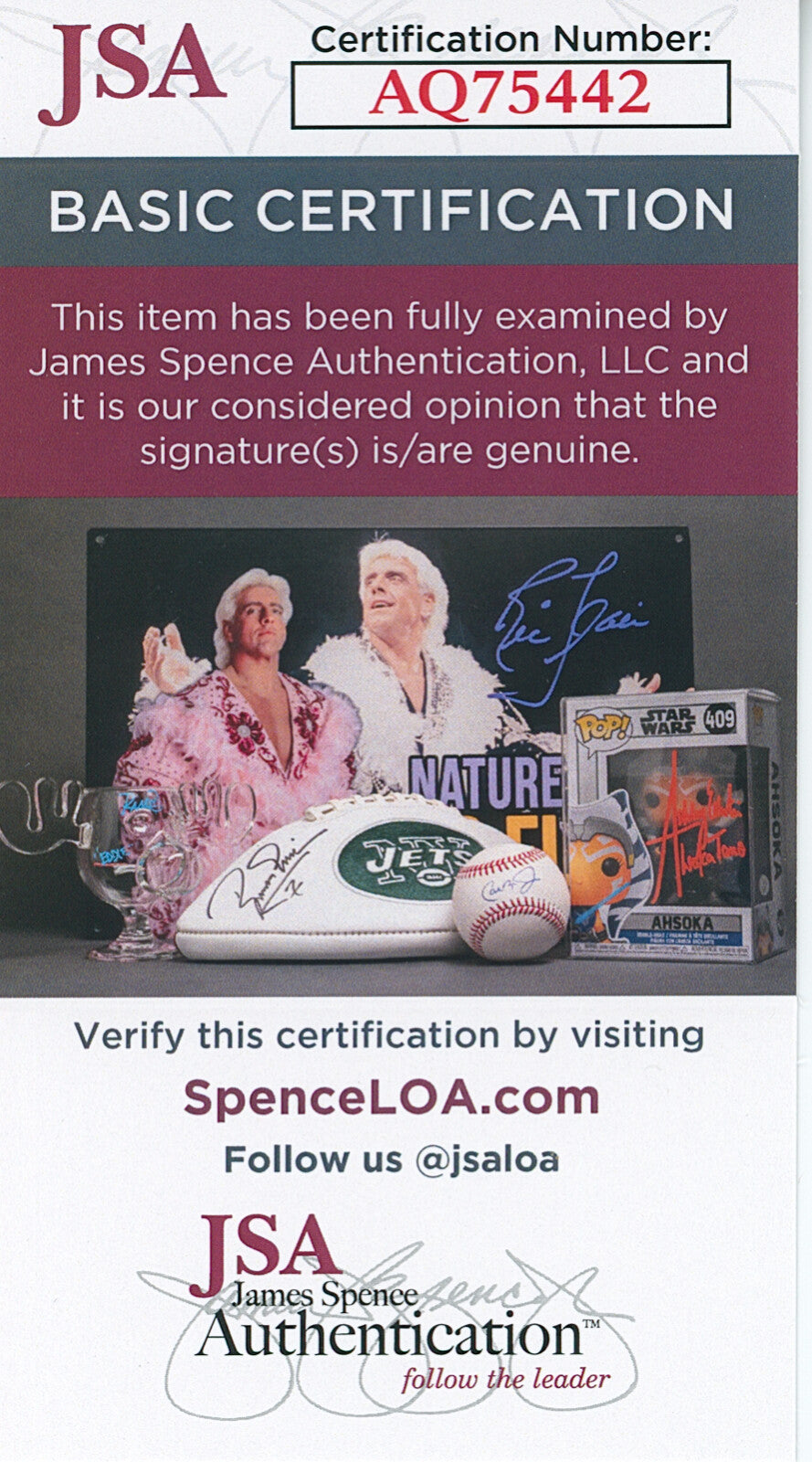 Jocko Conlon 8x10 Signed Photo. HOF Umpire. Auto JSA1