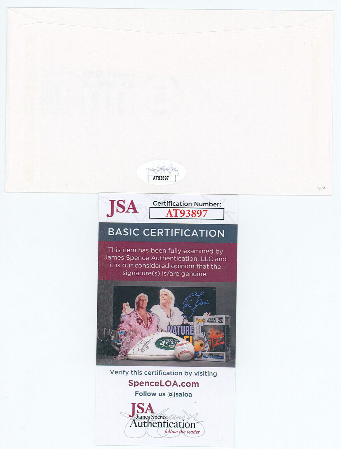 Willie Mays Autographed First Day Cover Signed. JSA