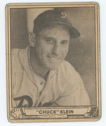 1940 Playball Chuck Klein . 