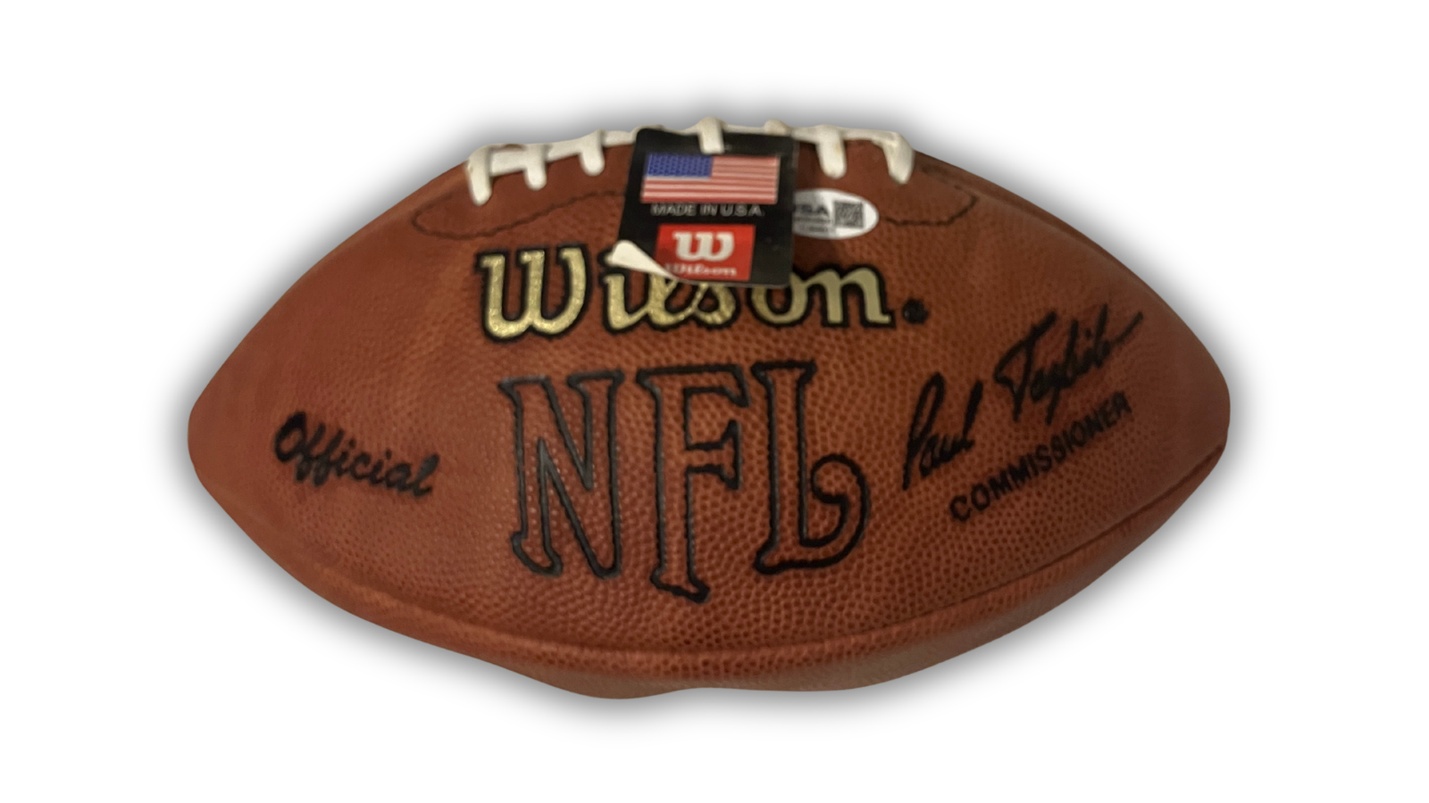 Marco Rivera, Joe Andruzzi Signed Football. NFC 1997 Green Bay Packers, JSA3