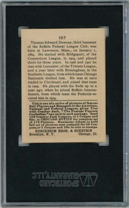 1915 Cracker Thomas Downey SGC 81