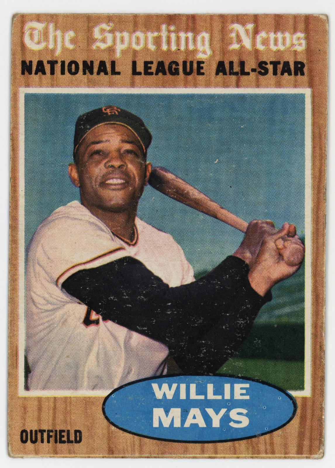 Willie Mays 1962 Topps. 