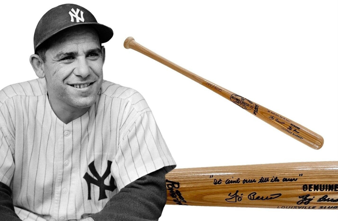 Yogi Berra Signed Bat Inscribed It Ain&