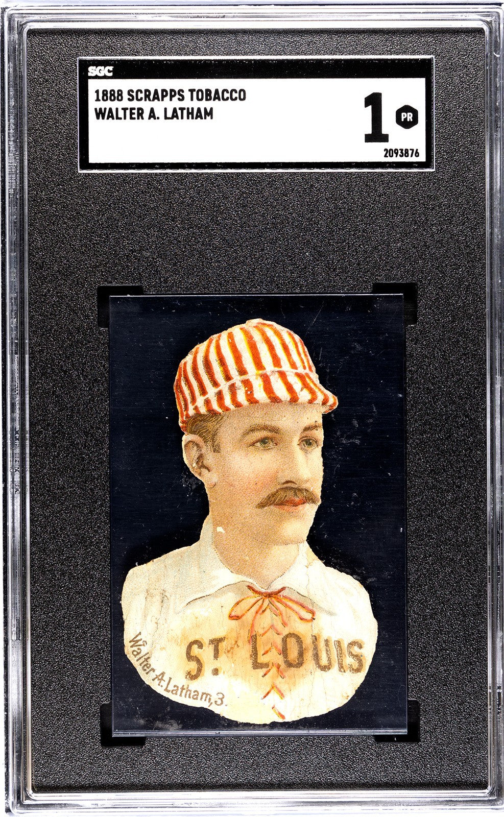 1888 Scrapps Tobacco Artie Latham SGC 10