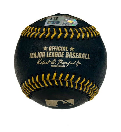 Shohei Ohtani Signed Official Baseball. Black Leather. Gold Ink. Fanatics, MLB3