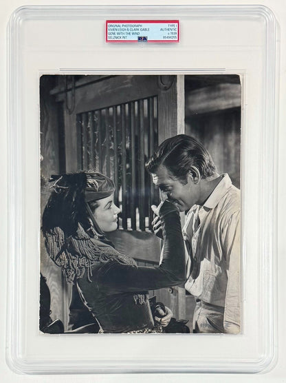 1939 Gone with the Wind Original Photo. Clark Gable, Vivvien Leigh. PSA Type 10