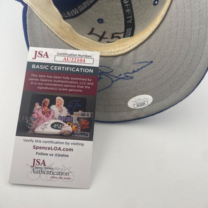 John Franco Signed Game Used Hat. New York Mets. JSA