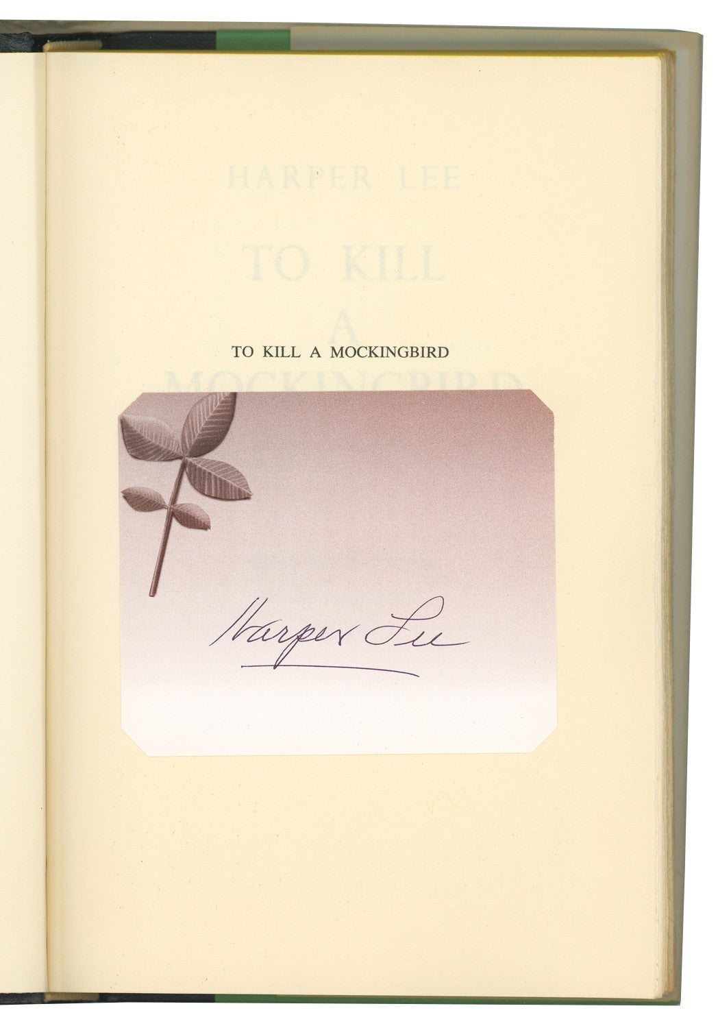 Harper Lee Signed To Kill a Mockingbird, 1960 First Edition Book Club. JSA2