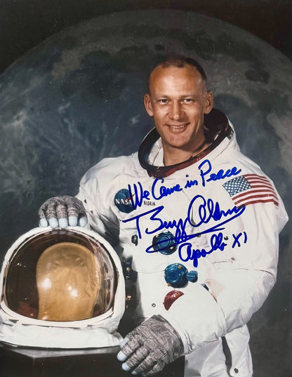 Buzz Aldrin Signed &amp; Inscribed 8x10 Apollo 11 Photo. JSA1