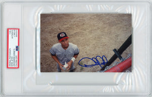 1992 93 Derek Jeter Signed Pre Rookie Original Photograph. PSA Type 1 Photo