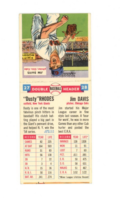 1955 Topps Double Headers 