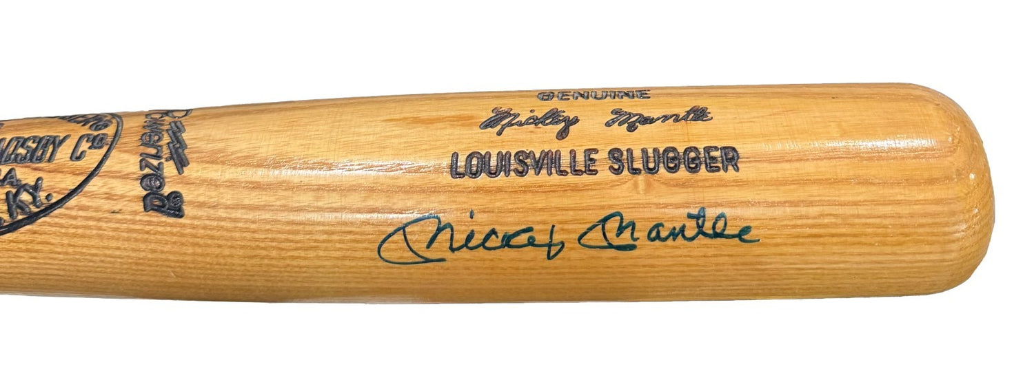 Mickey Mantle Signed Bat, Louisville Slugger. Signature Model. JSA3