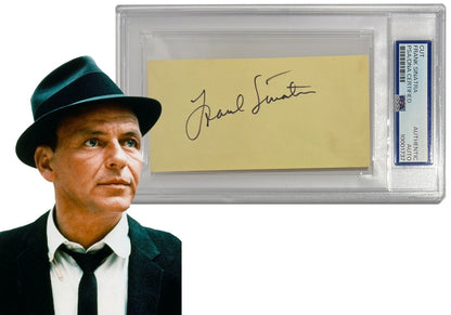 Frank Sinatra Signed Autograph. Auto PSA0