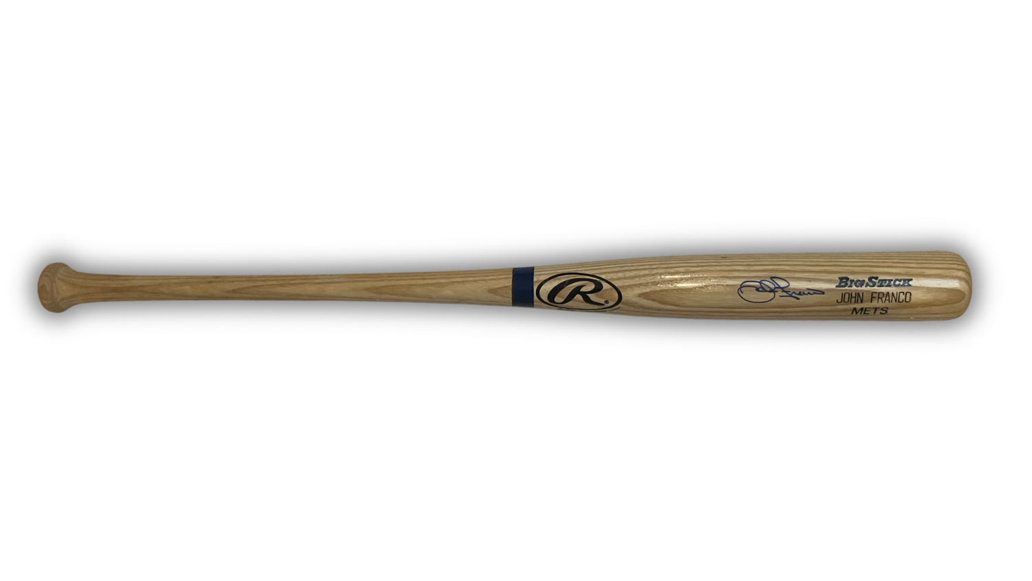 John Franco Signed Game-Issued New York Mets Baseball Bat. Auto JSA1