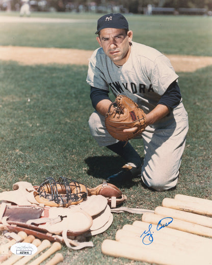 Yogi Berra 8x10 Signed Photo, New York Yankees HOF. Auto JSA