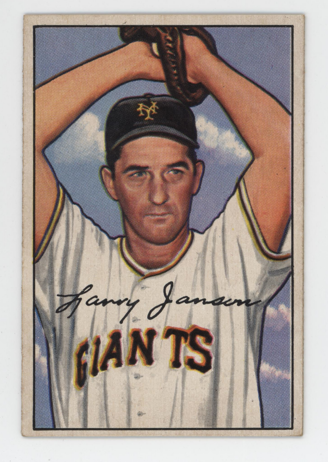 Larry Jansen 1952 Bowman. 
