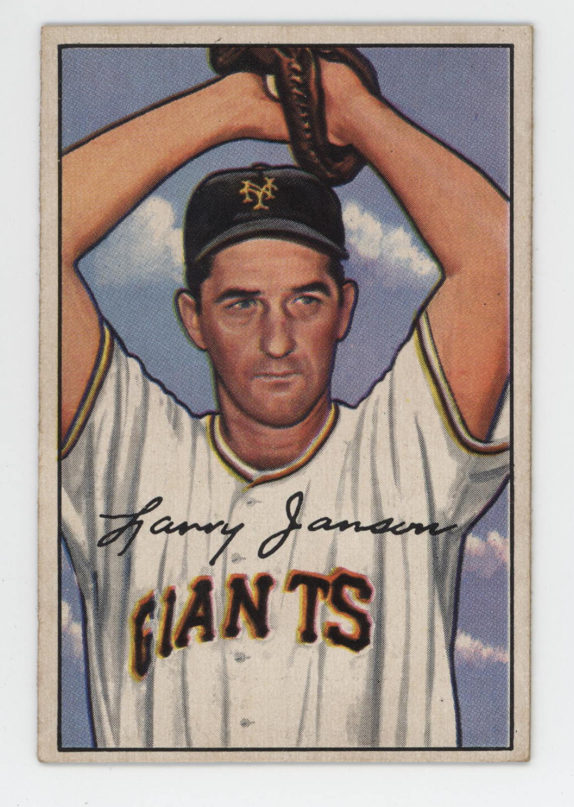 Larry Jansen 1952 Bowman. 