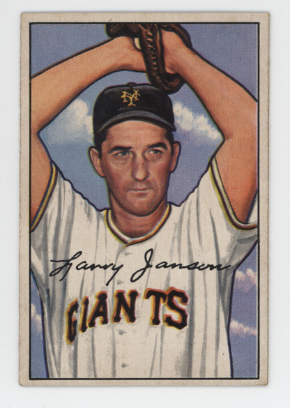 Larry Jansen 1952 Bowman. 