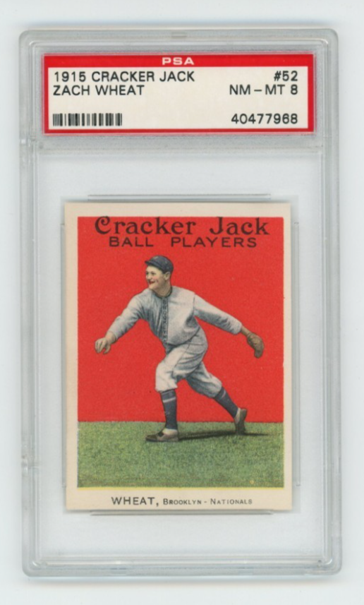 1915 Cracker Jack Zach Wheat, 