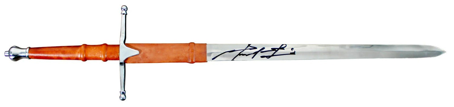 Mel Gibson Signed Medieval Sword, Braveheart William Wallace. COA2
