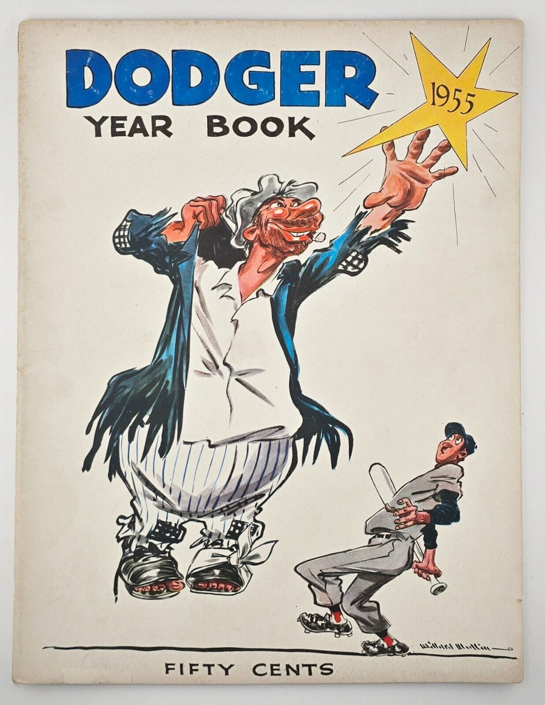 1955 Brooklyn Dodgers Yearbook. World Series Champs. Robinson, Snider &amp; More