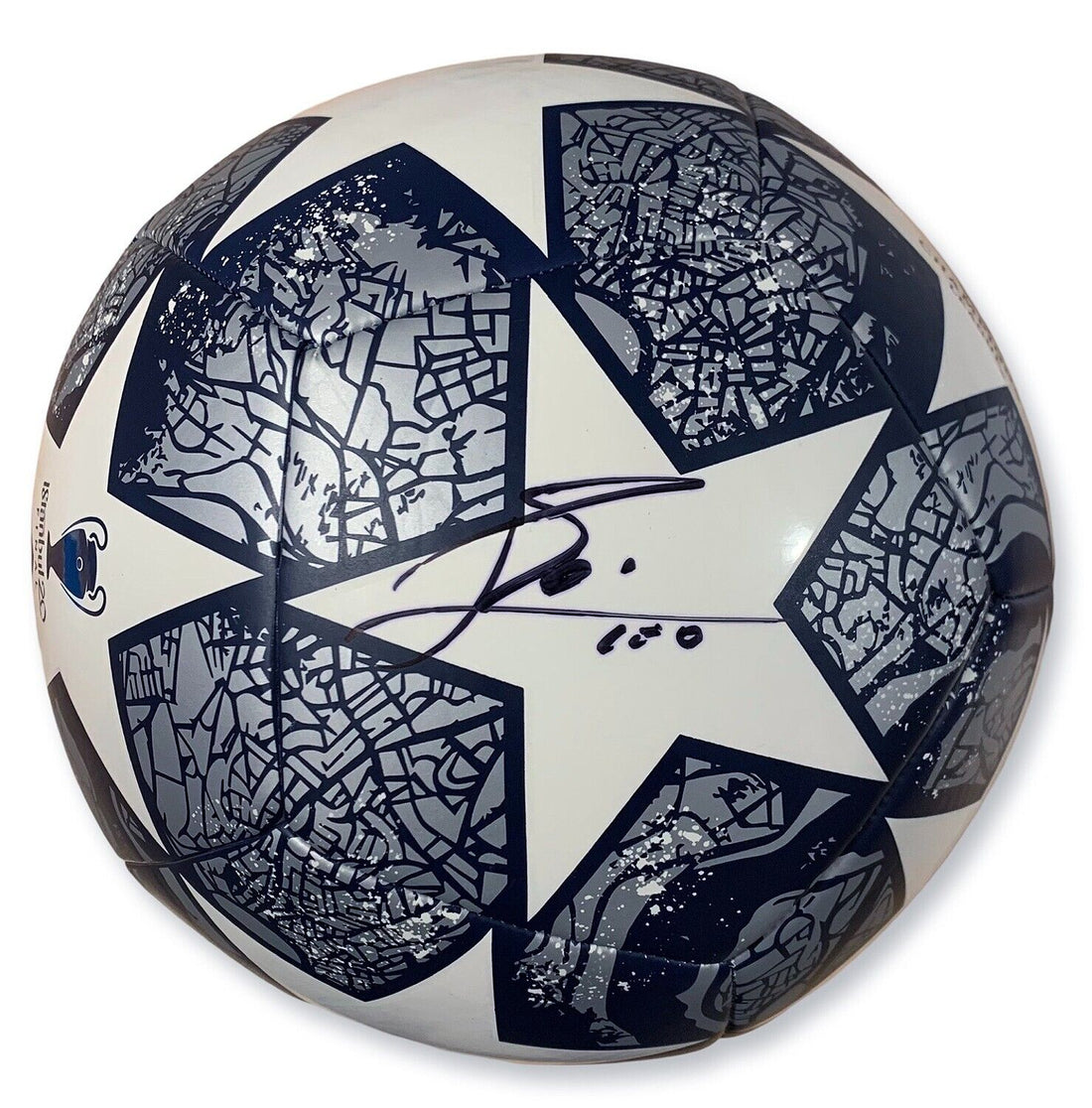 Lionel Leo Messi Signed Soccer, UEFA Champions League. Auto Fanatics