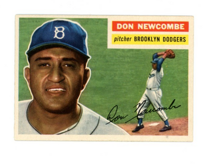 1956 Topps Don Newcombe Gray Back0