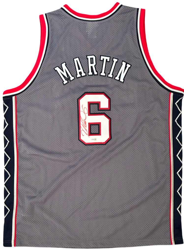 Kenyon Martin Signed Jersey. NJ Nets Reebok 52 JSA0