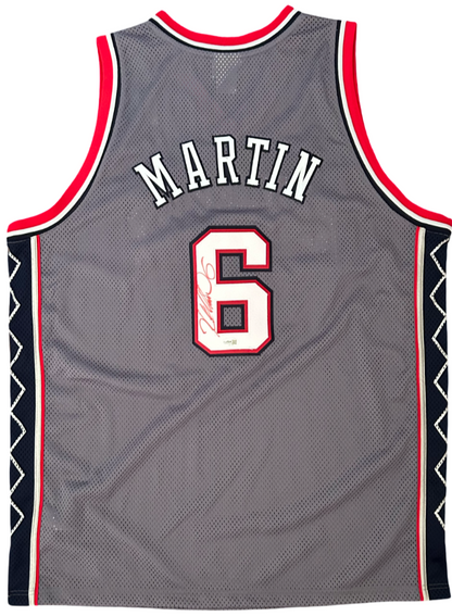 Kenyon Martin Signed Jersey. NJ Nets Reebok 52 JSA0