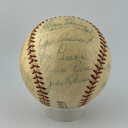 1956 Brooklyn Dodgers Team Ball. Clubhouse Signatures Jackie Robinson, Hodges