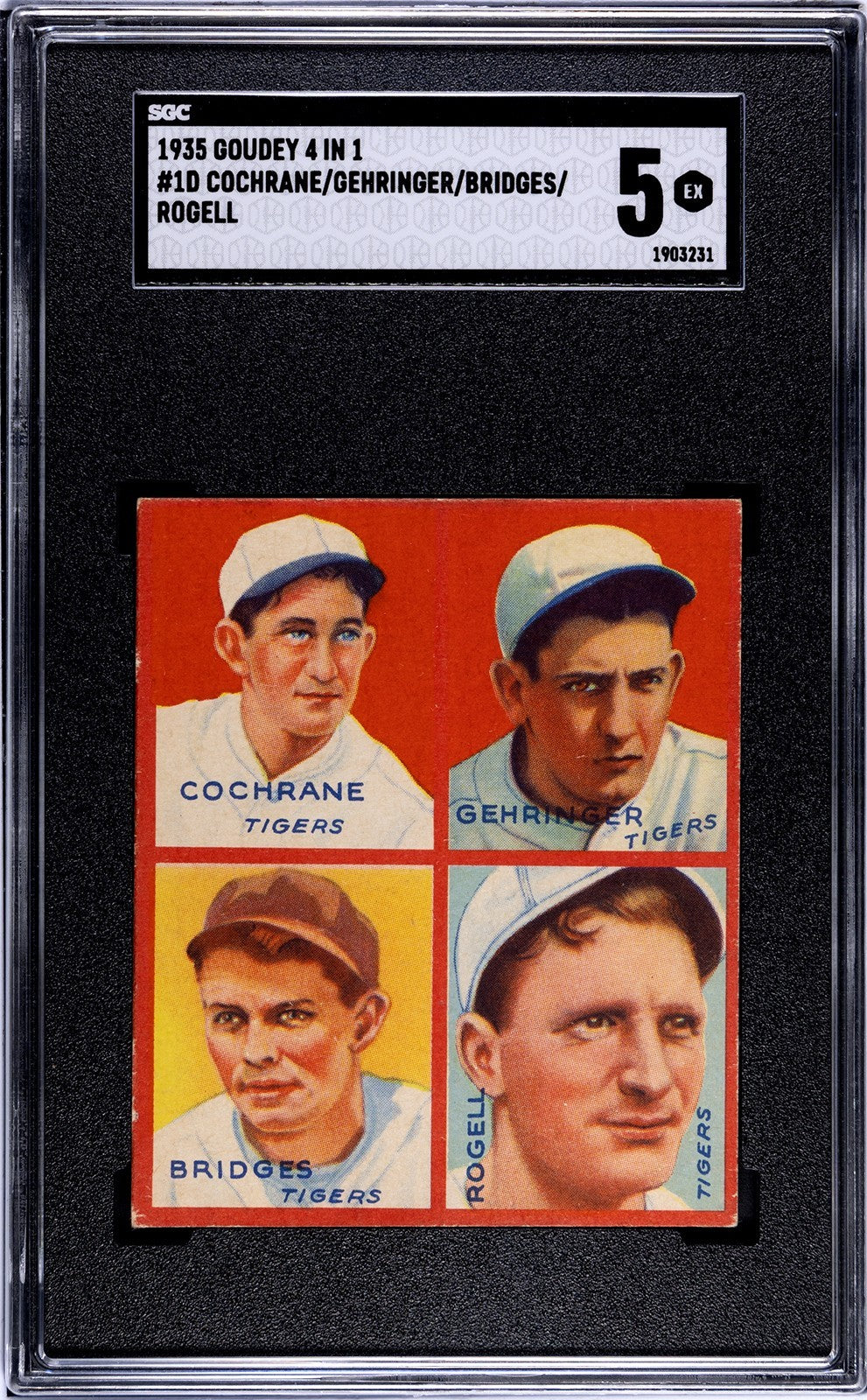 1935 Goudey 4 in 1 