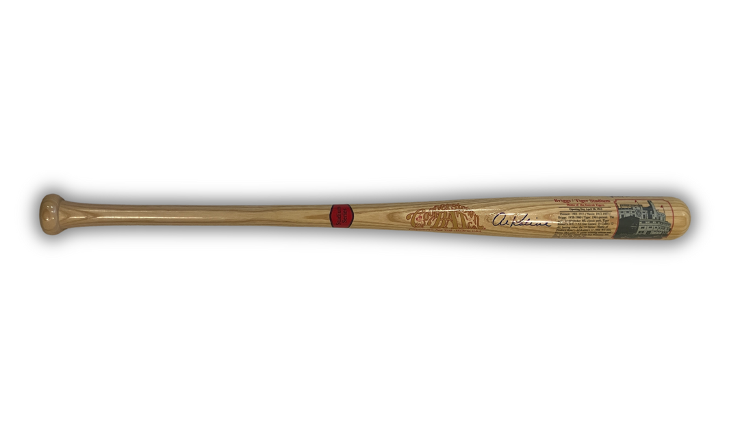 Al Kaline, Kell &amp; Newhouser Multi Signed Detroit Tigers Baseball Bat. Auto JSA1