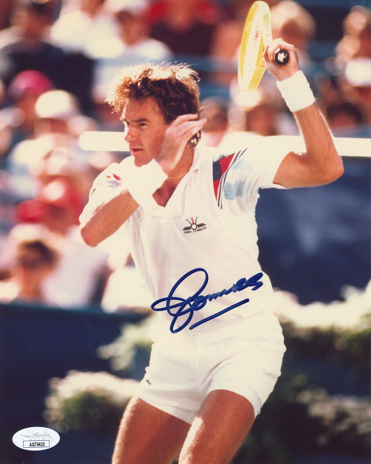 Jimmy Connors Tennis Signed 8x10 Photo. JSA