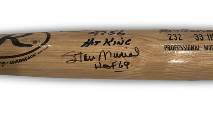 Willie Mays, Musial, Rose Multi Signed &amp; Inscribed 3,000 Hits Baseball Bat. JSA4