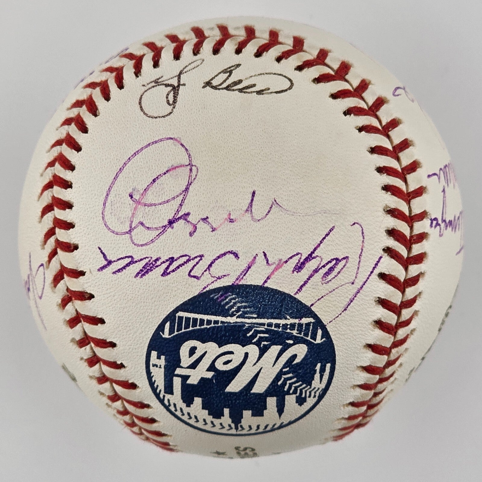 2000 World Series Signed Baseball. Barry Halper Coll, Torre, Berra. 11 Sigs. JSA4