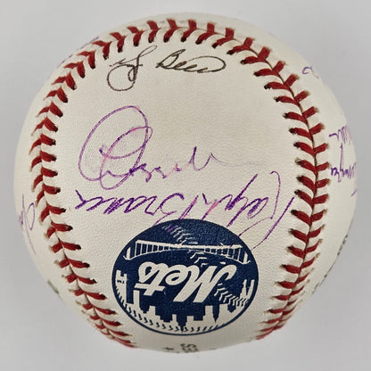 2000 World Series Signed Baseball. Barry Halper Coll, Torre, Berra. 11 Sigs. JSA4