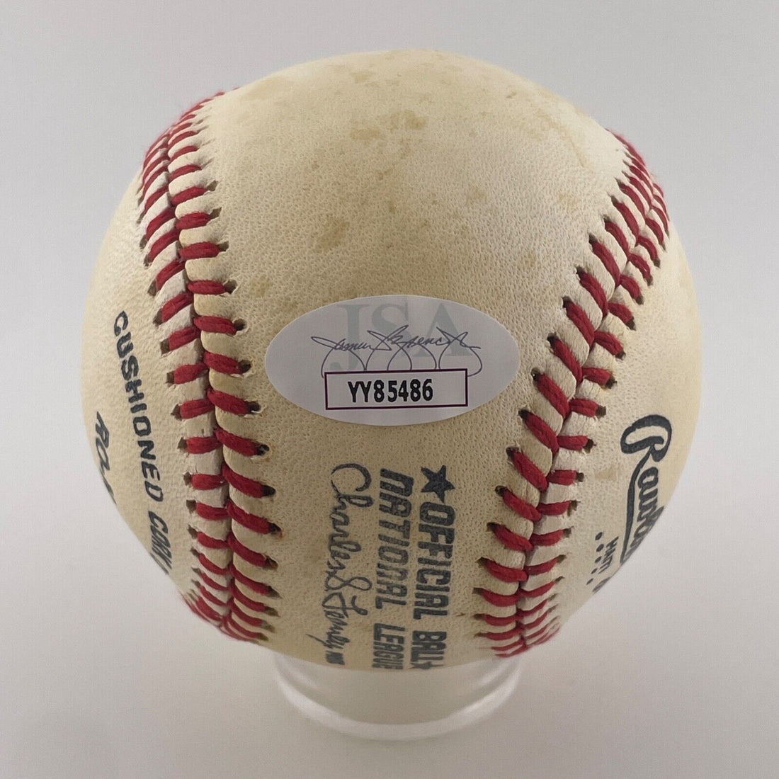 President H.W. Bush Signed Baseball. JSA