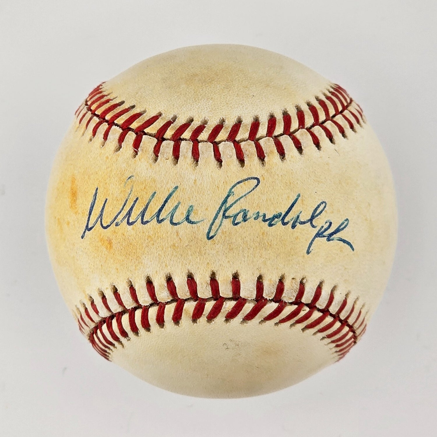 Willie Randolph Signed Baseball. New York Yankees. JSA0
