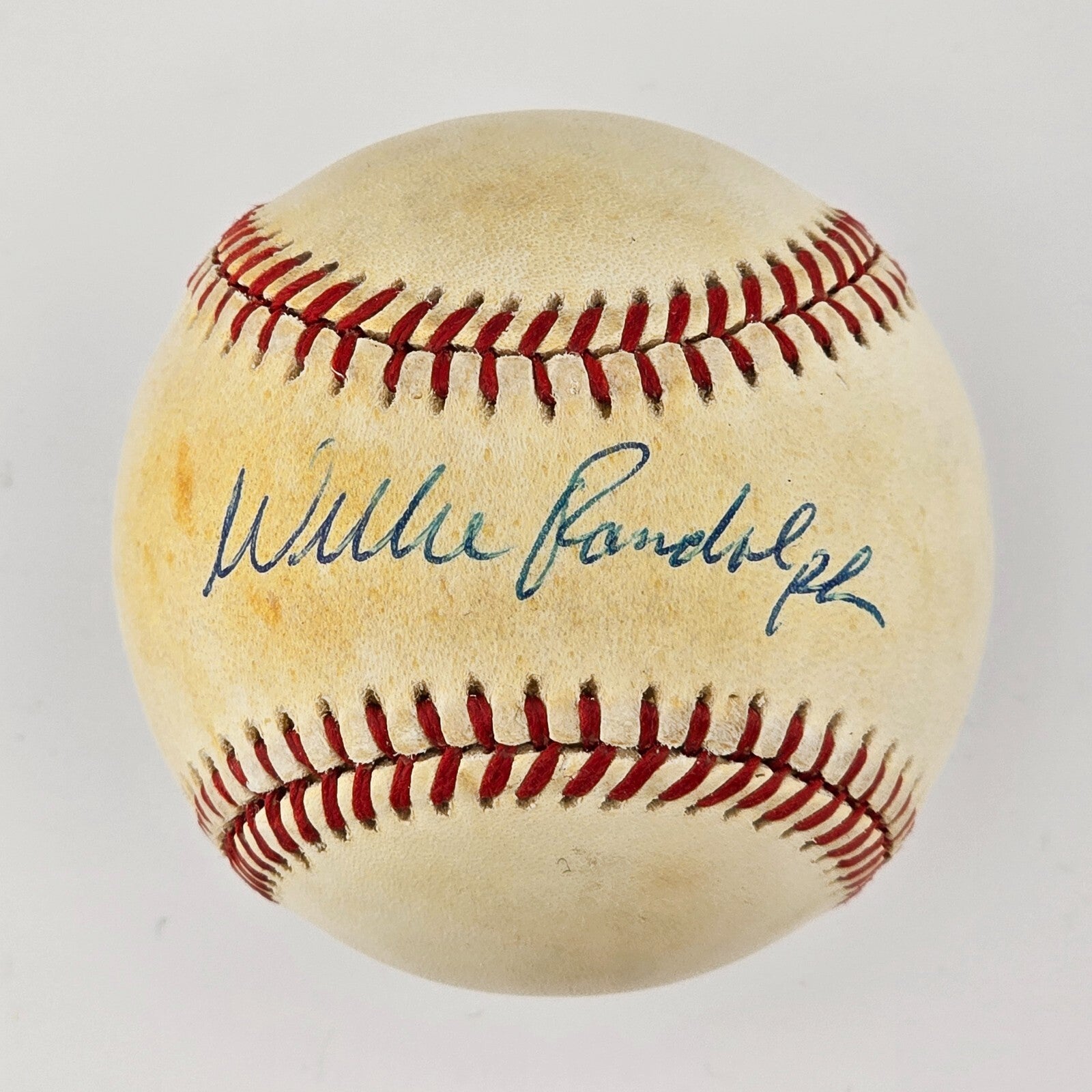 Willie Randolph Signed Baseball. New York Yankees. JSA0