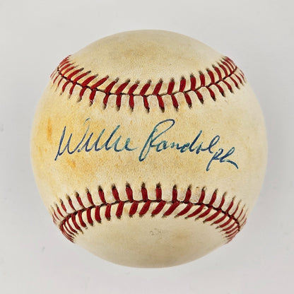 Willie Randolph Signed Baseball. New York Yankees. JSA0