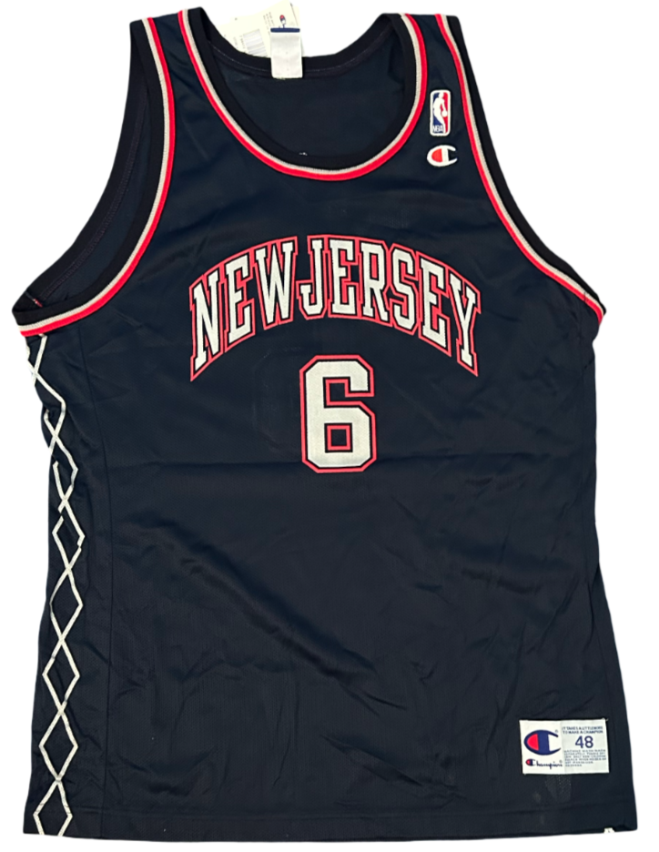 Kenyon Martin Signed Jersey, 2000-01 Fleer Legacy NJ Nets. /3002