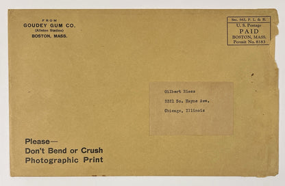 1934 Goudey Premium Babe Ruth,  R309-1. Easel &amp; Mailing Envelope. SGC 2.5 Sharp2