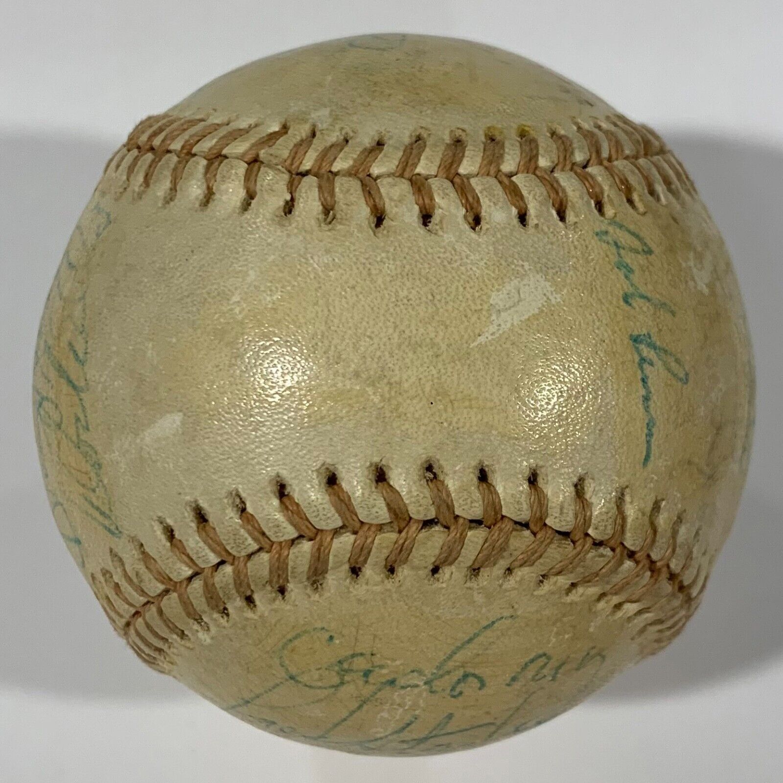 1976 New York Yankees Team Signed Baseball. Munson MVP Season. JSA