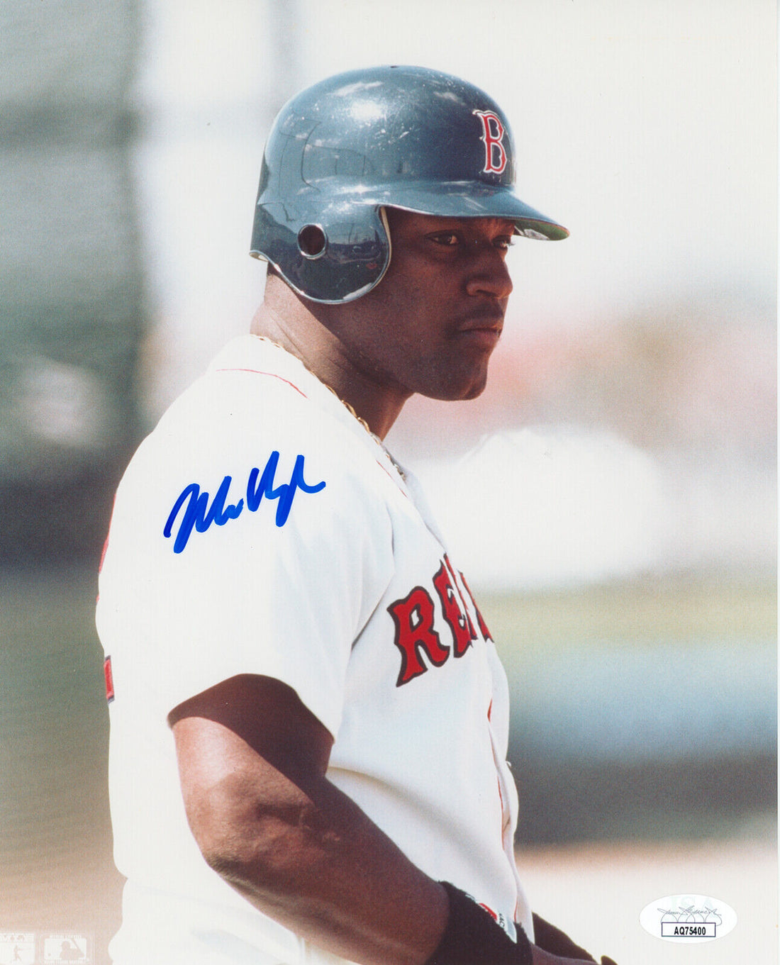 Mo Vaughn Signed 8x10 Photo, Boston Red Sox. JSA