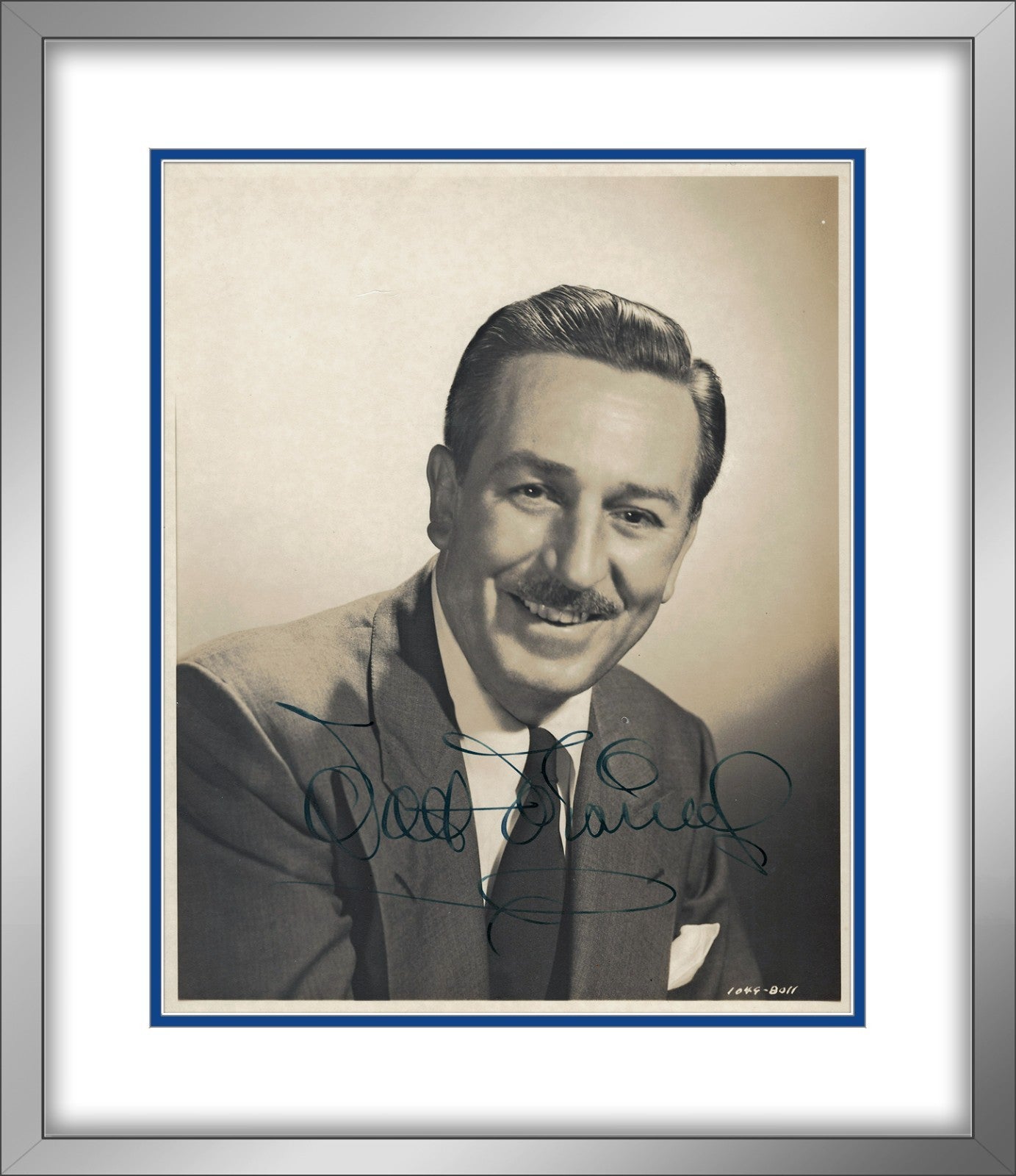 Rare Walt Disney Vintage Signed Photo. JSA0